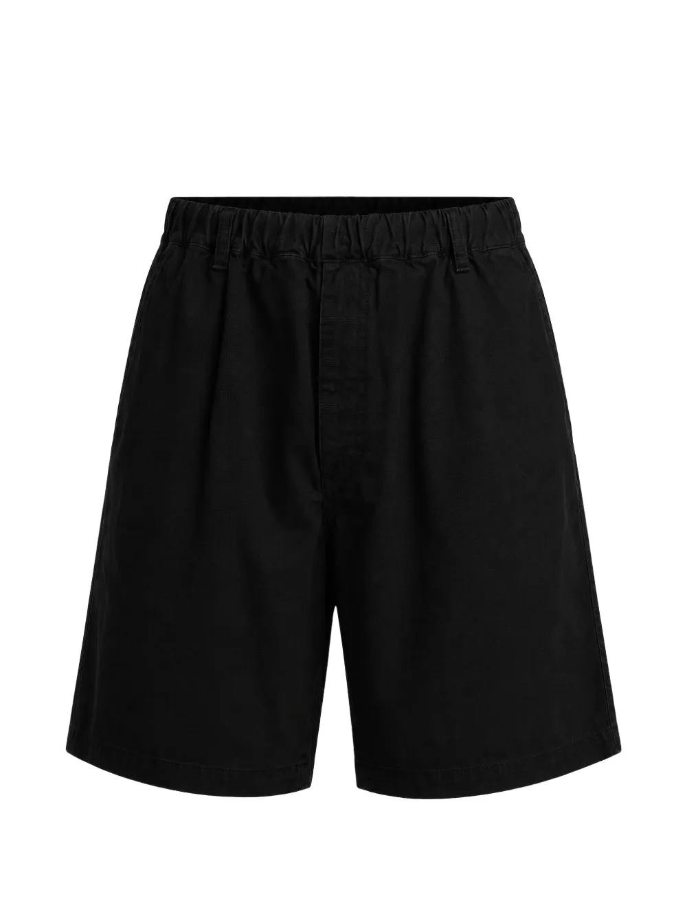 Paura elasticated pleated shorts - Nero