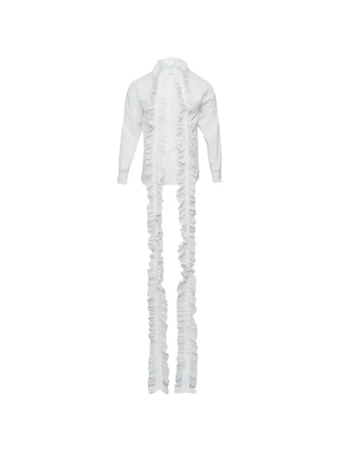 Comme des Garçons Homme Plus 荷叶边饰衬衫