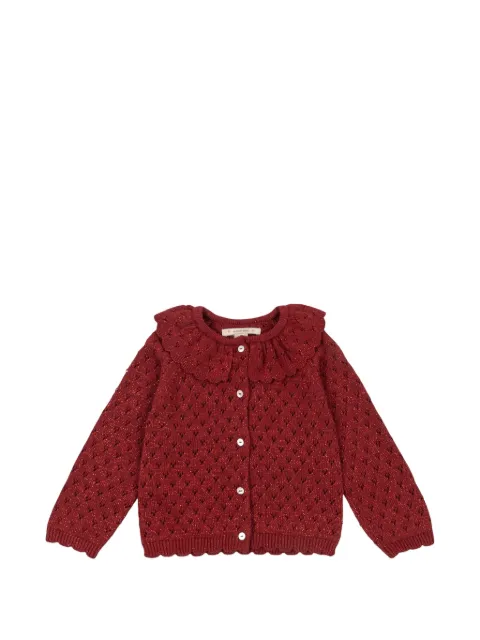 Konges Sløjd ruffled scalloped cardigan