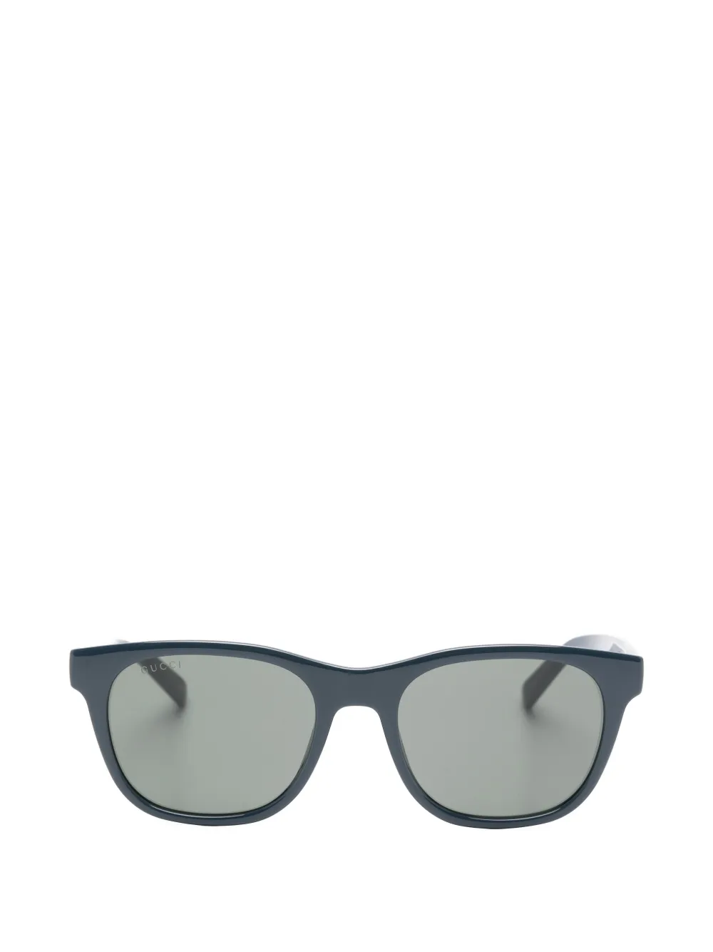 Gucci Eyewear Web-stripe square-frame sunglasses - Blu