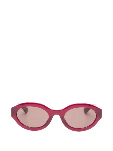 Gucci Eyewear Interlocking G oval-frame sunglasses