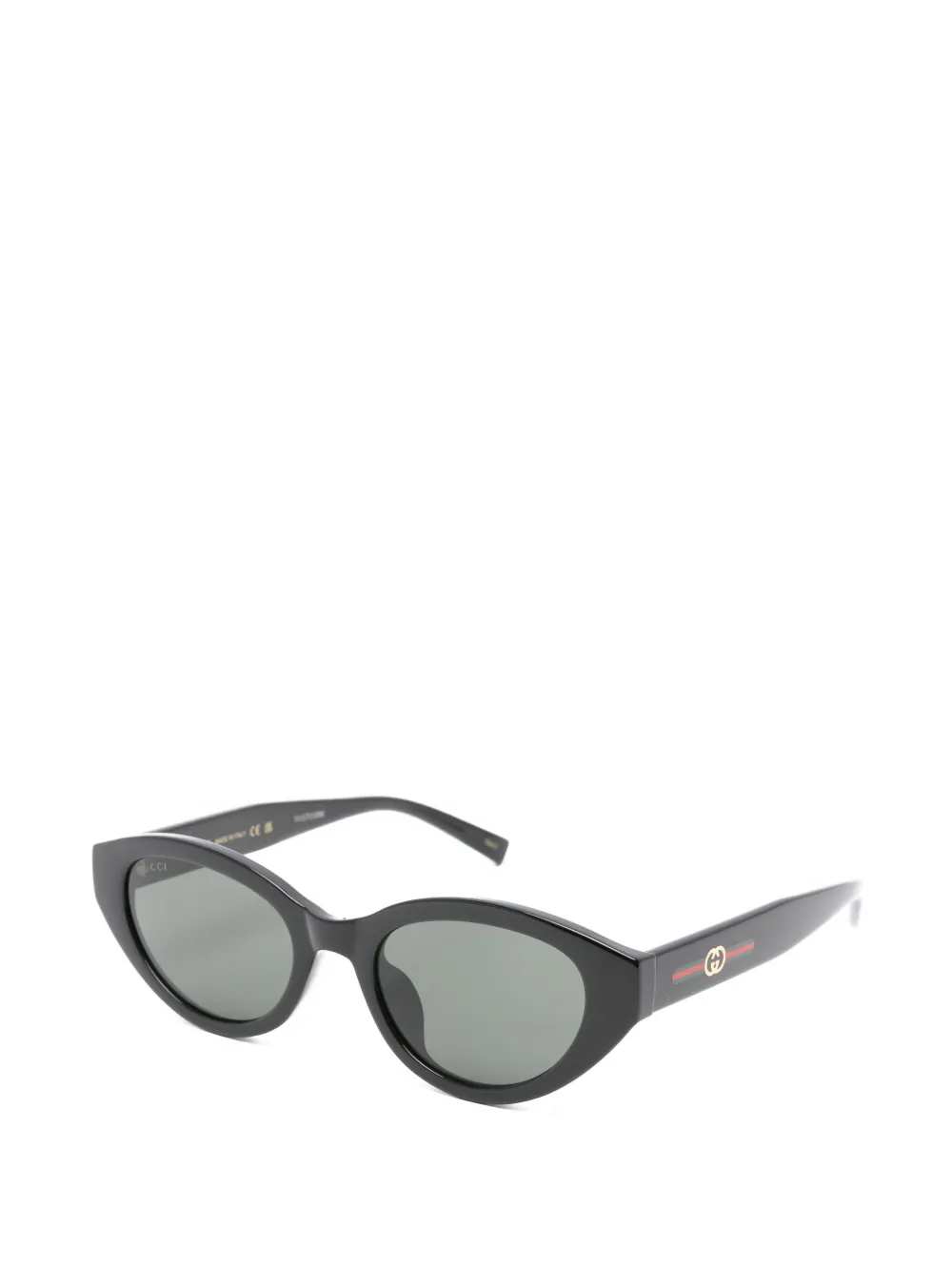Gucci Eyewear Zonnebril met cat-eye montuur en GG-logo Zwart
