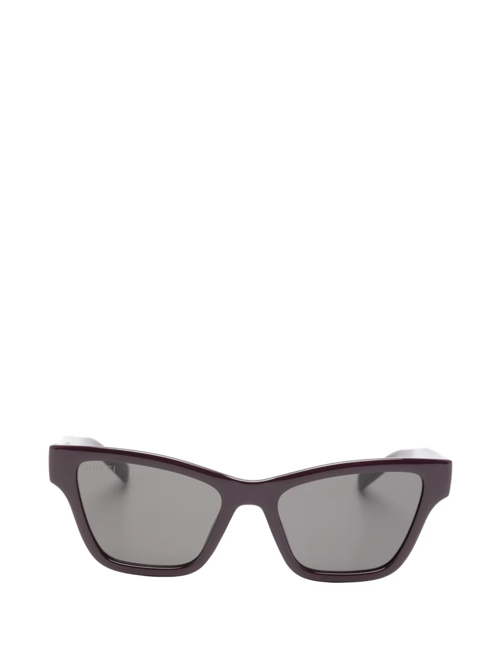 Gucci Eyewear Interlocking G Web-stripe sunglasses - Rosso