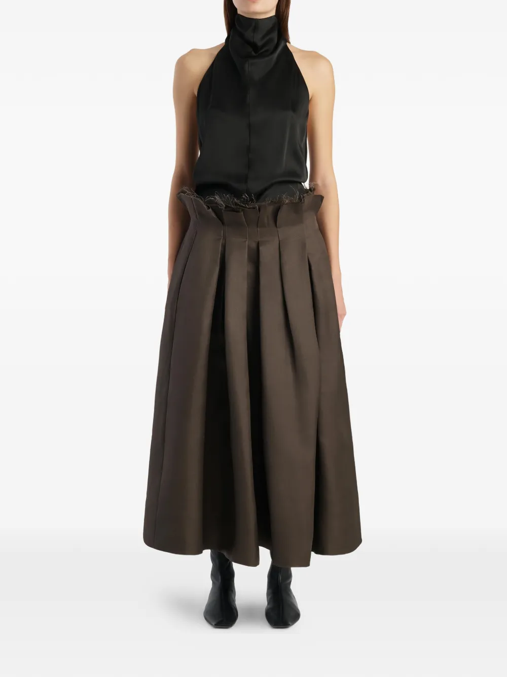 KHAITE Rone top Zwart