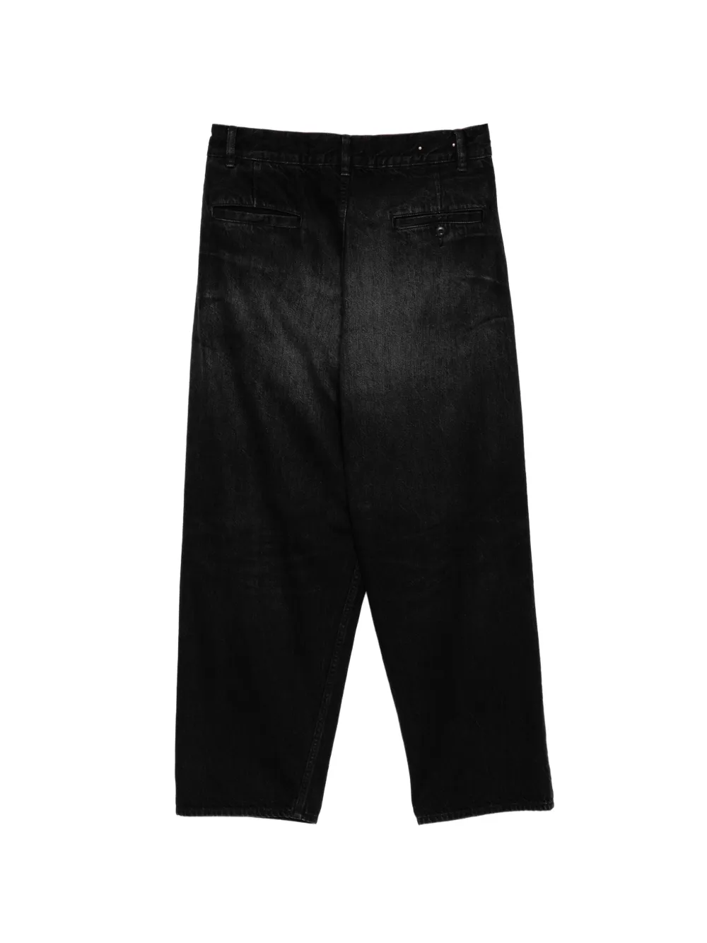 Yohji Yamamoto Wildside x Minedenim denim broek Zwart