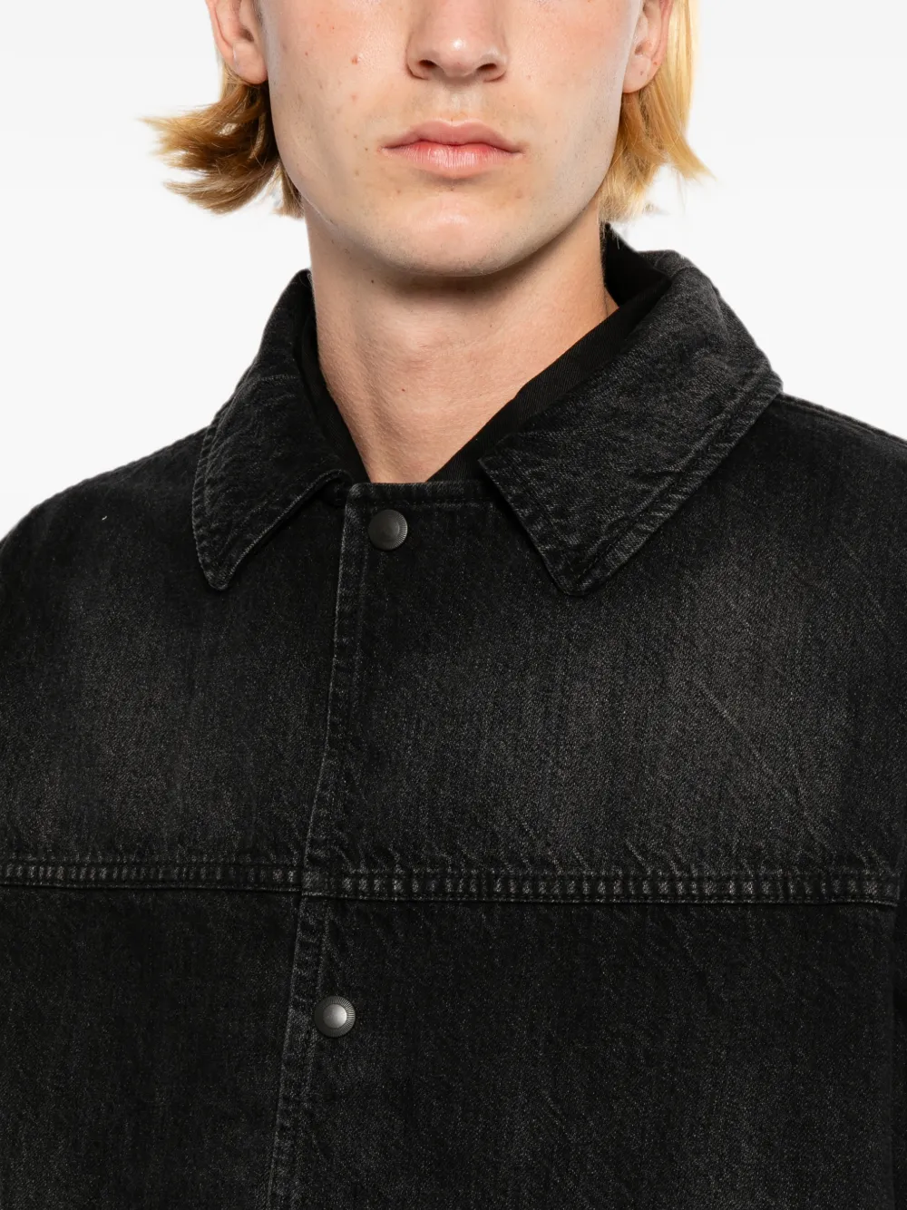 Yohji Yamamoto x MINEDENIM denim jack Zwart