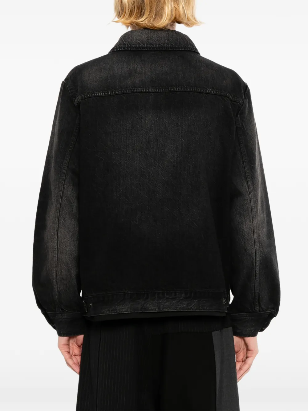 Yohji Yamamoto x MINEDENIM denim jack Zwart