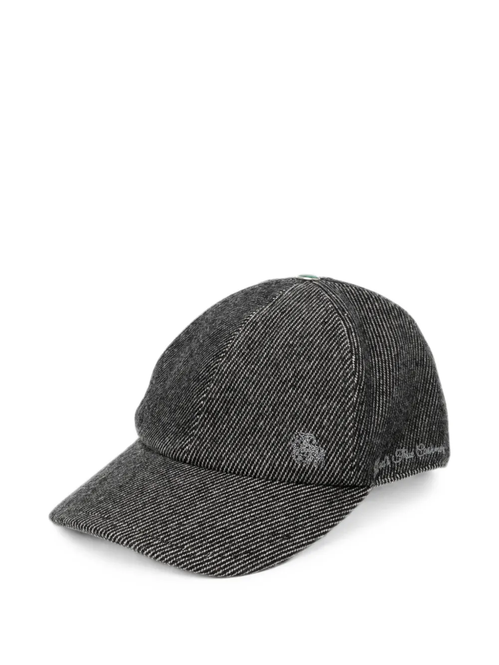 God's True Cashmere Fincher Denim Cap In Gray