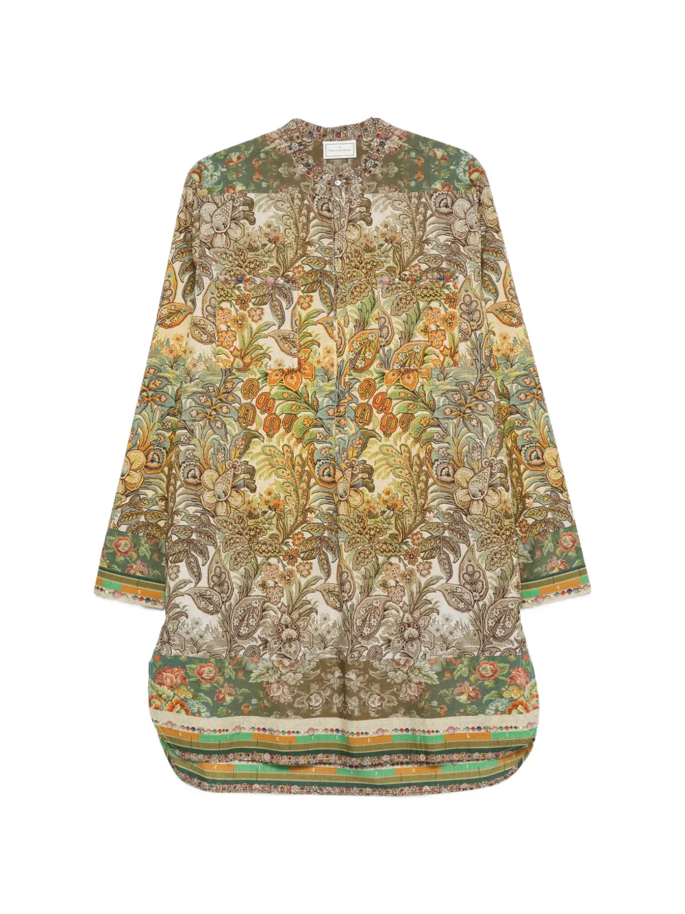 Pierre-Louis Mascia floral-print mini dress - Verde