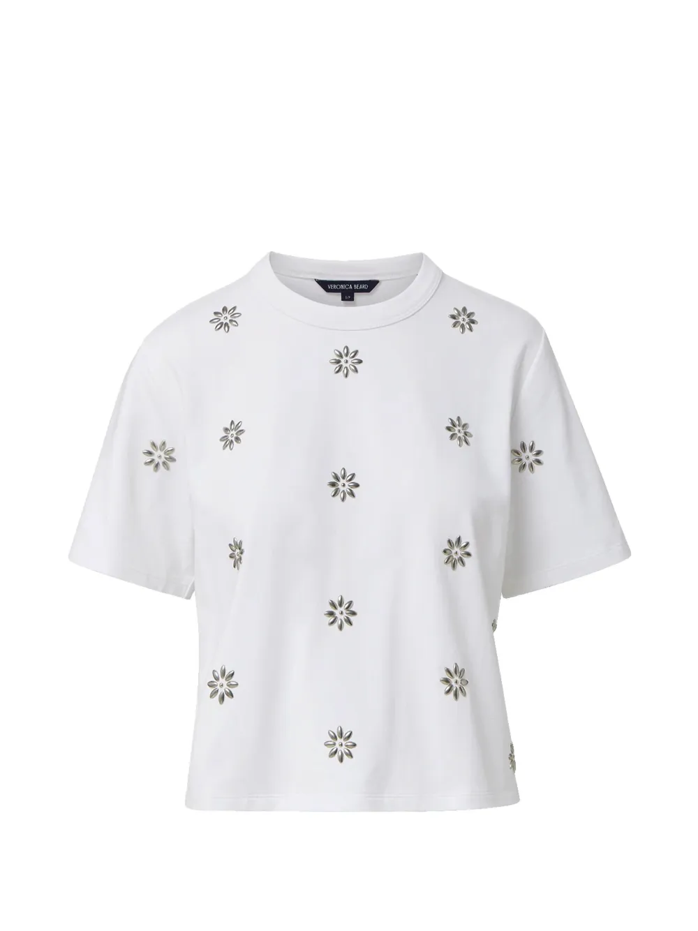 Veronica Beard Sebastian embellished T-shirt - Bianco