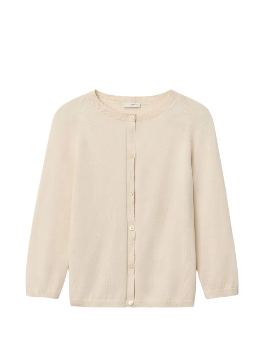 Lafayette 148 cropped button-front cardigan - Neutrals