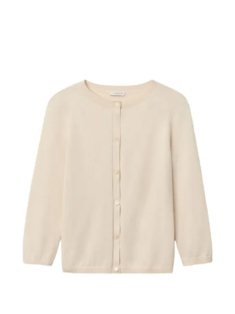 Lafayette 148 Cardigan cropped com abotoamento frontal