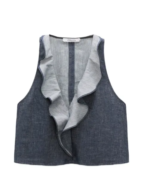 Dorothee Schumacher ruffled denim top
