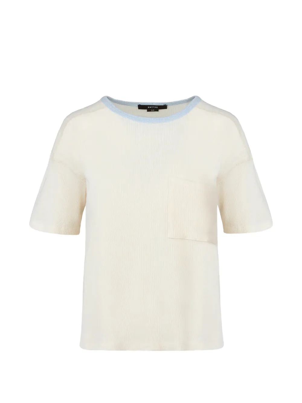 Smythe pocket-detail ribbed T-shirt - Toni neutri