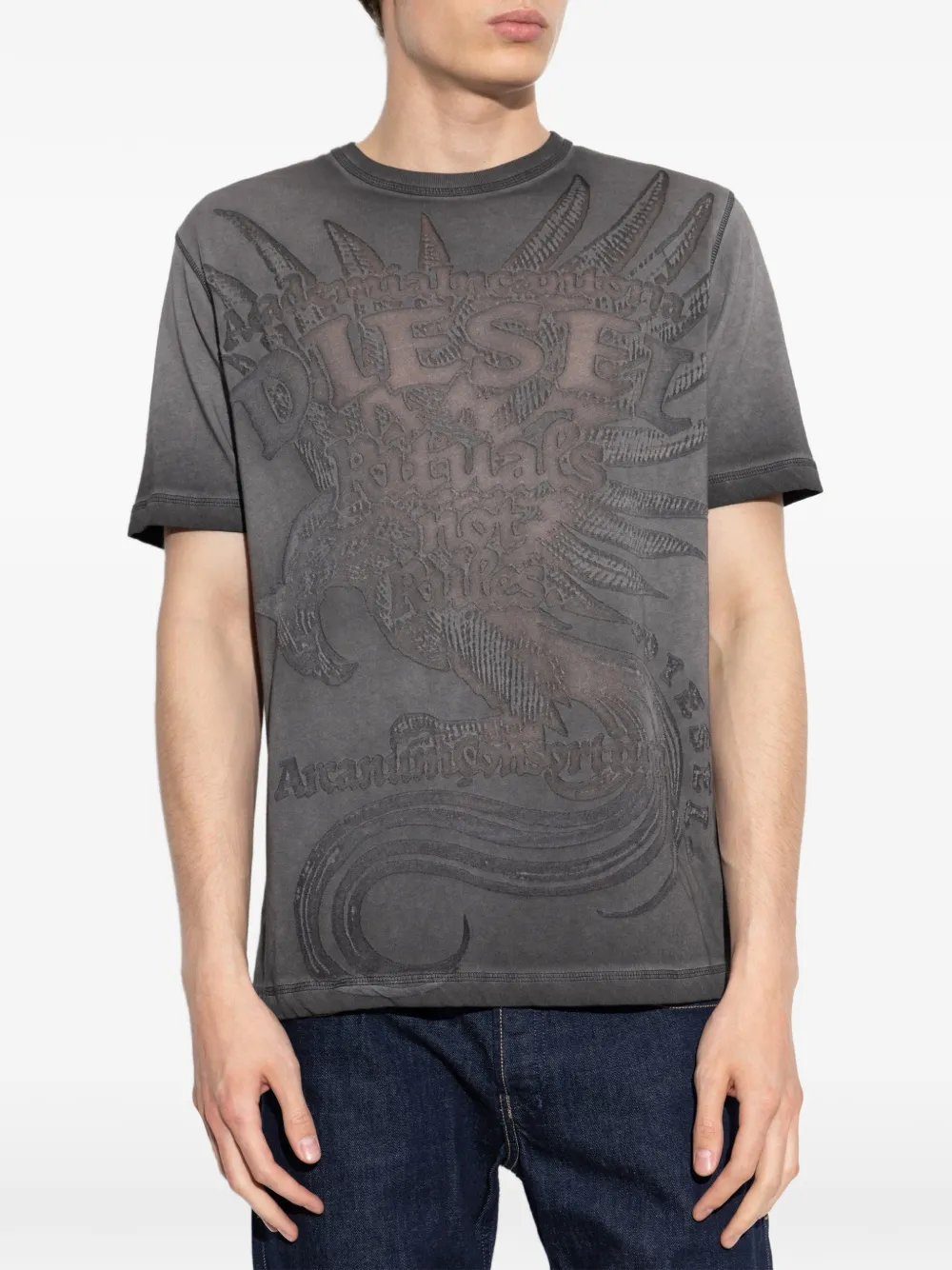 Diesel グラフィック Tシャツ | グレー | FARFETCH JP