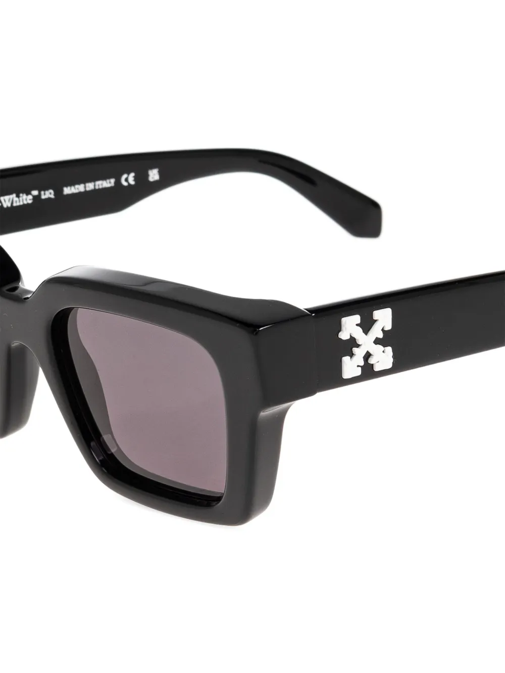 Off-White Eyewear スクエアフレーム サングラス | ブラック | FARFETCH JP