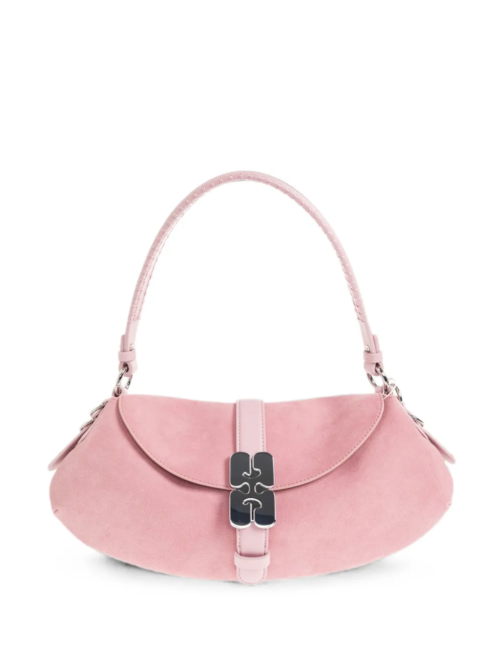 GANNI Borsa a spalla B-Kat con applicazione logo - Rosa