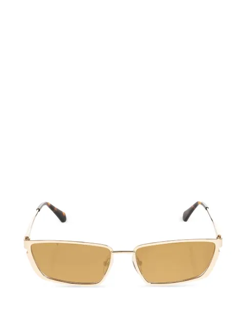 Off-White logo-plaque rectangle-frame sunglasses