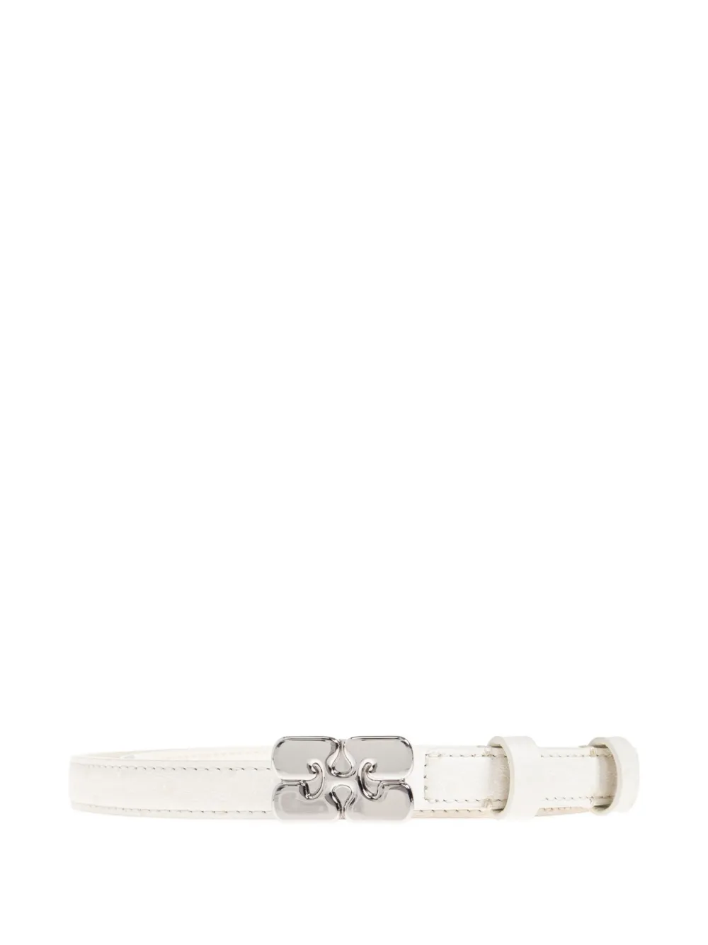 GANNI Cintura con fibbia Butterfly - Bianco