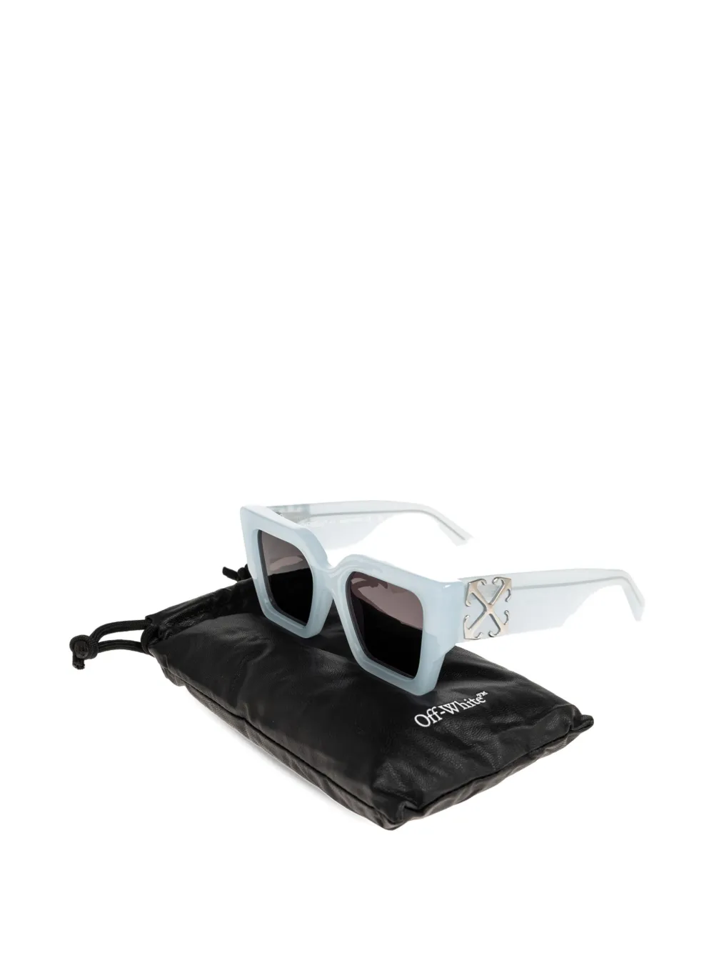 Off-White Eyewear Catalina zonnebril met vierkant montuur Blauw