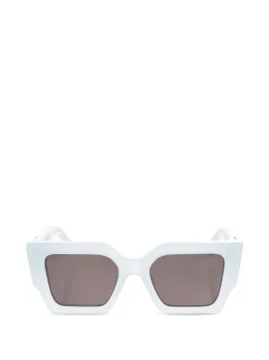 Off-White Eyewear スクエアフレーム サングラス | ブラック | FARFETCH JP