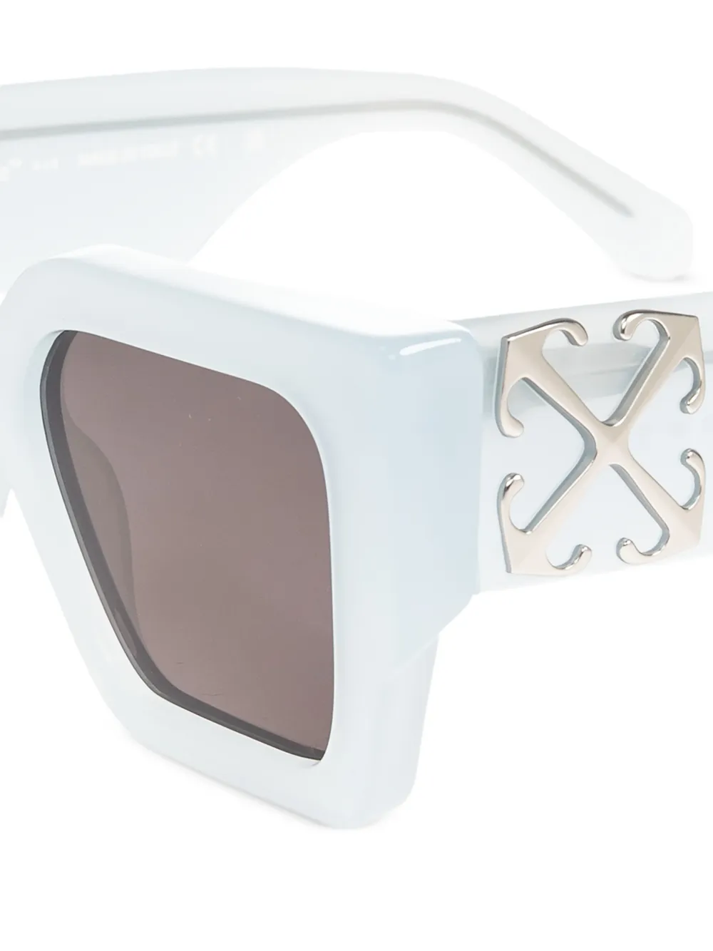 Off-White Eyewear Catalina zonnebril met vierkant montuur Blauw