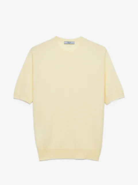 Prada short-sleeved cashmere T-shirt