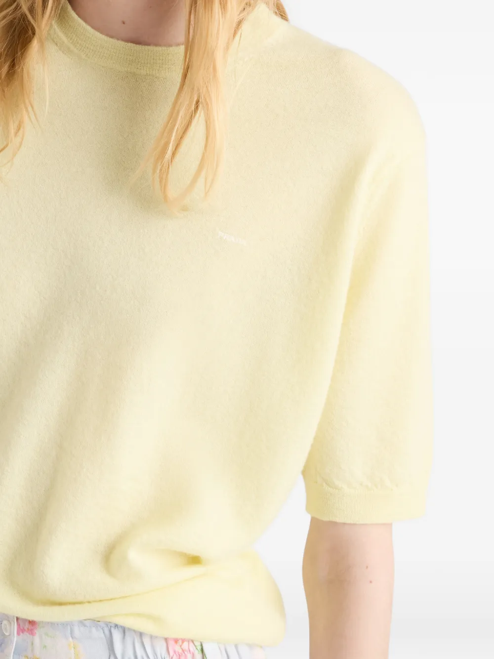 Prada Kasjmier T-shirt Geel