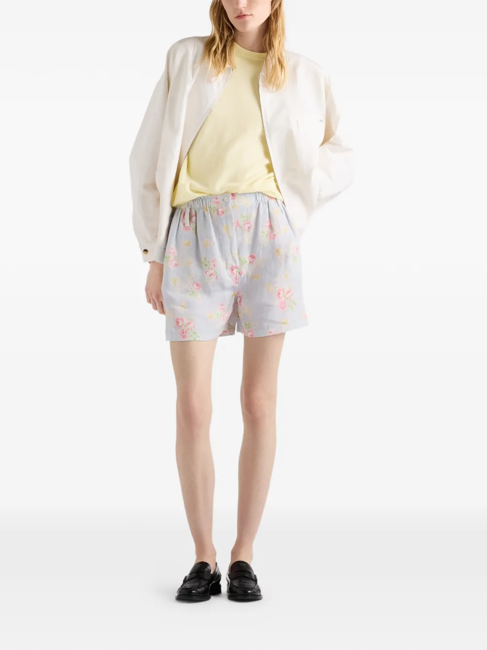 Prada Kasjmier T-shirt Geel