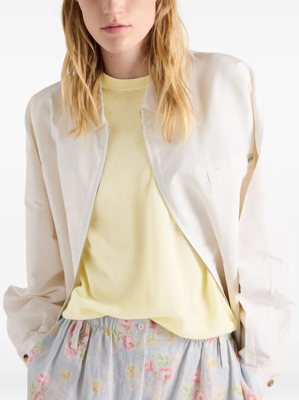 Prada Kasjmier T-shirt Geel