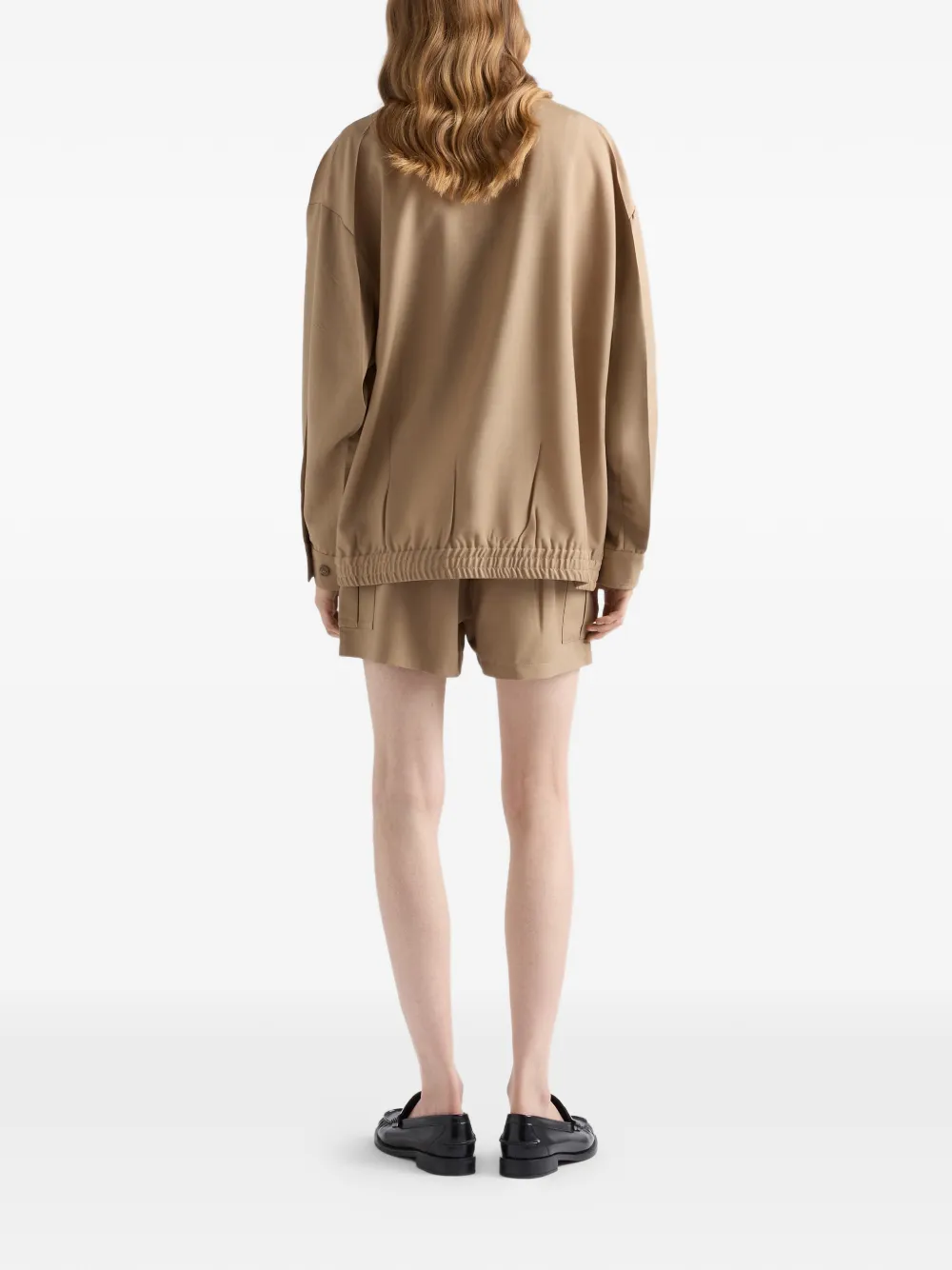 Prada Mohair wollen jack Bruin