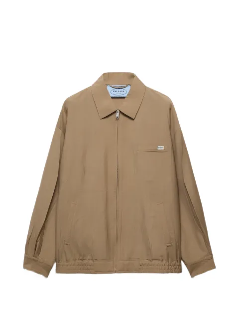 Prada mohair wool blouson jacket