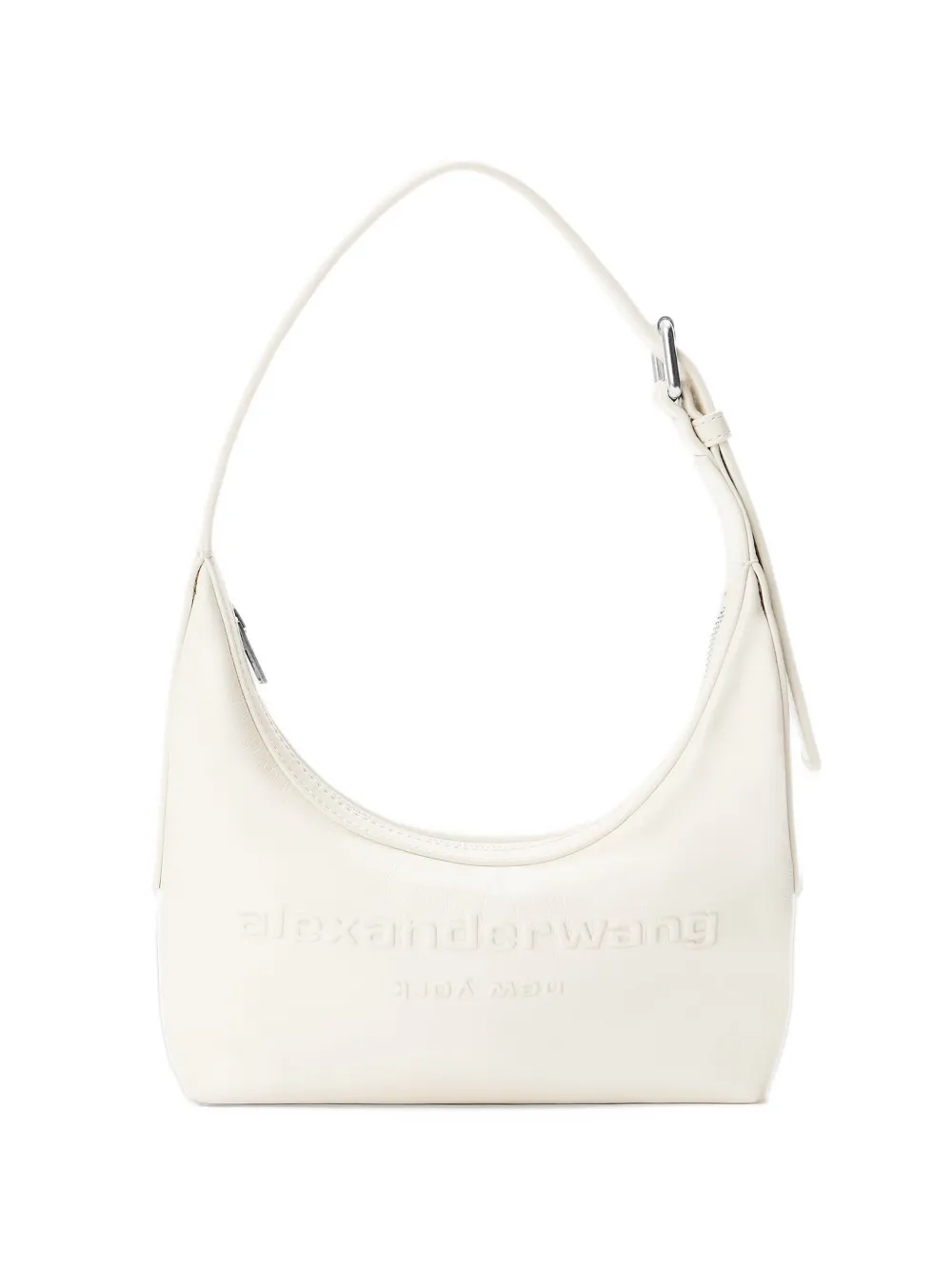 Alexander Wang small embossed-logo shoulder bag - Toni neutri