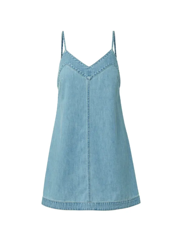 Veronica Beard Chapmond Denim Dress in Blue