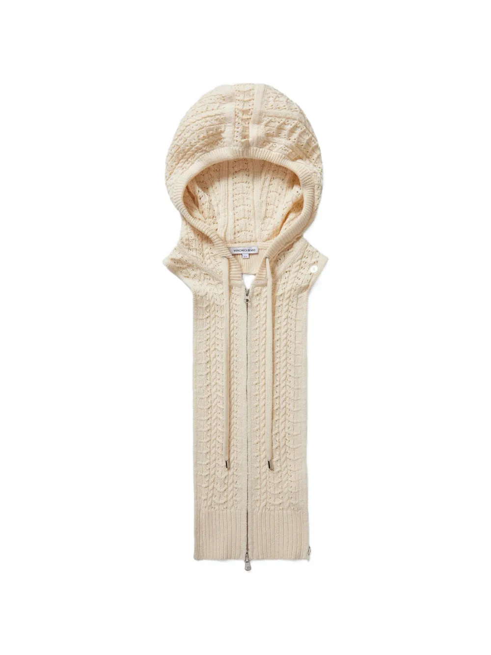 Veronica Beard Wickham cable-knit dickey - Neutrals