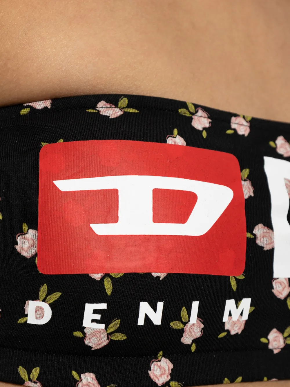  Diesel Soutien-gorge à Fleurs - Noir 