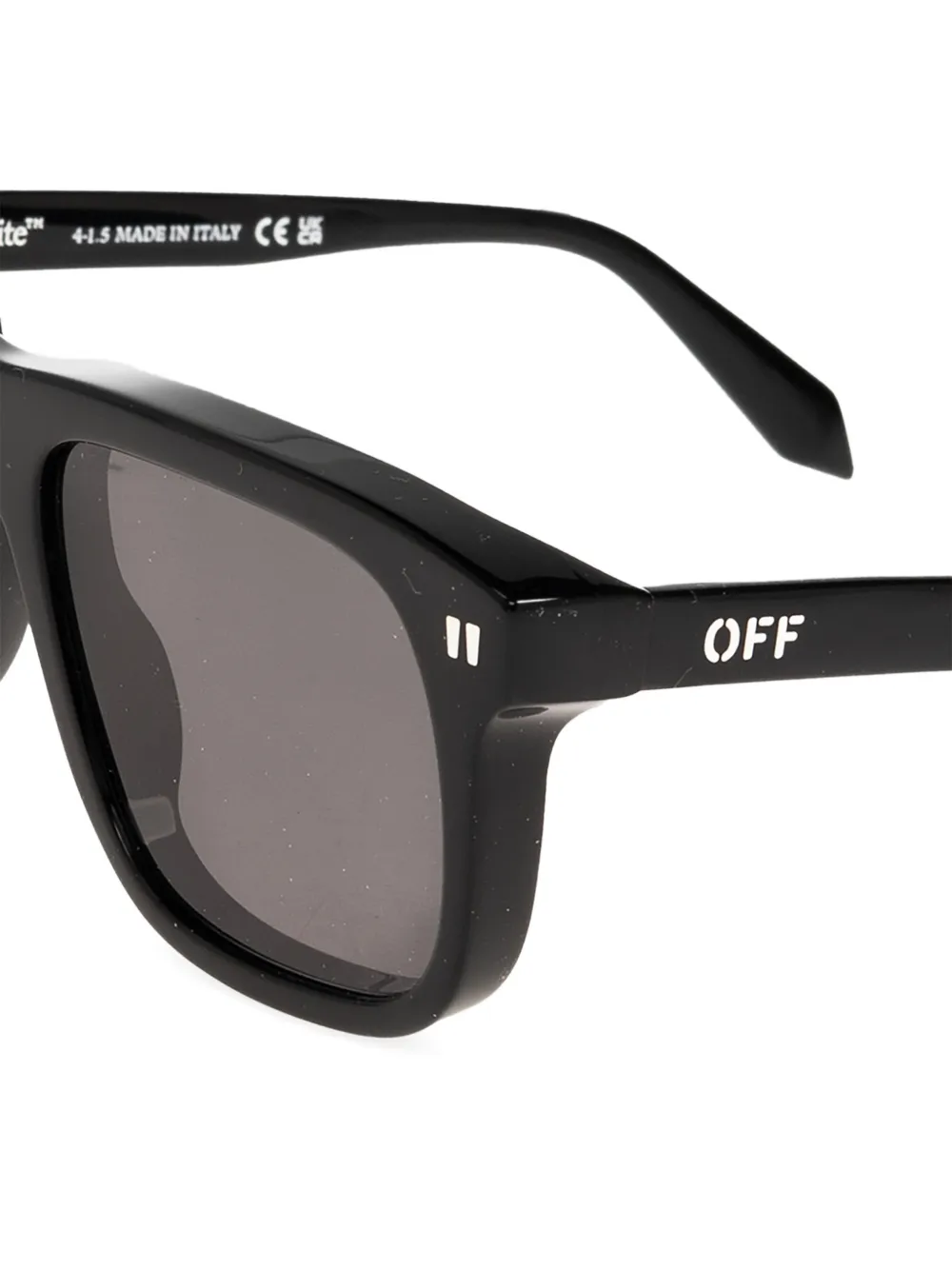 Off-White Eyewear Zonnebril met vierkant montuur Zwart