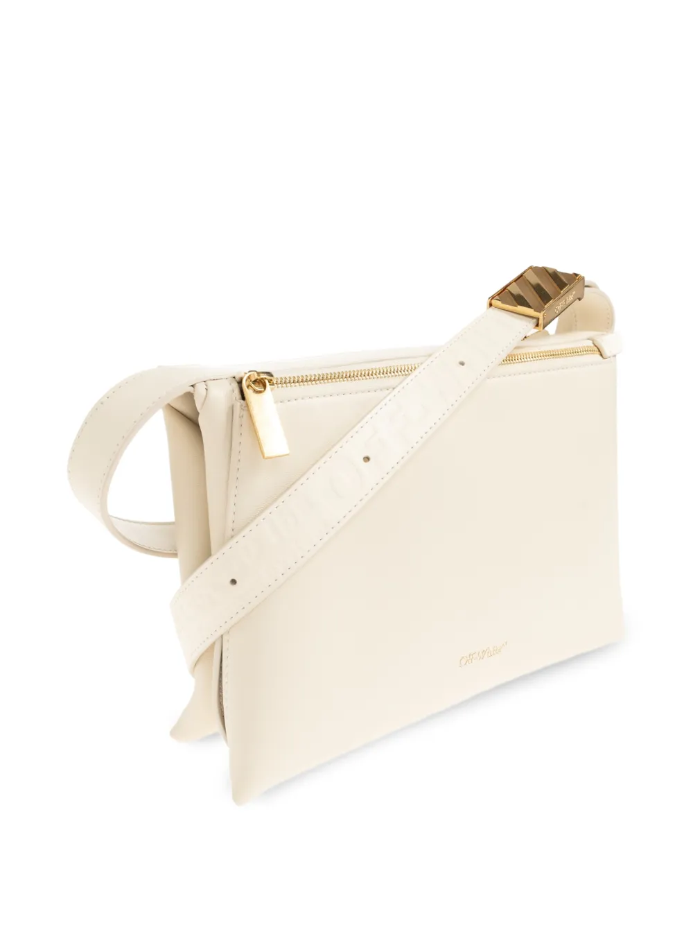Off-White Sandbag 404 leren schoudertas Beige