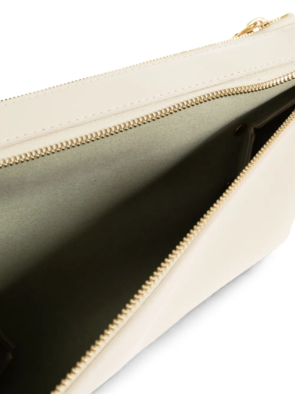 Off-White Sandbag 404 leren schoudertas Beige