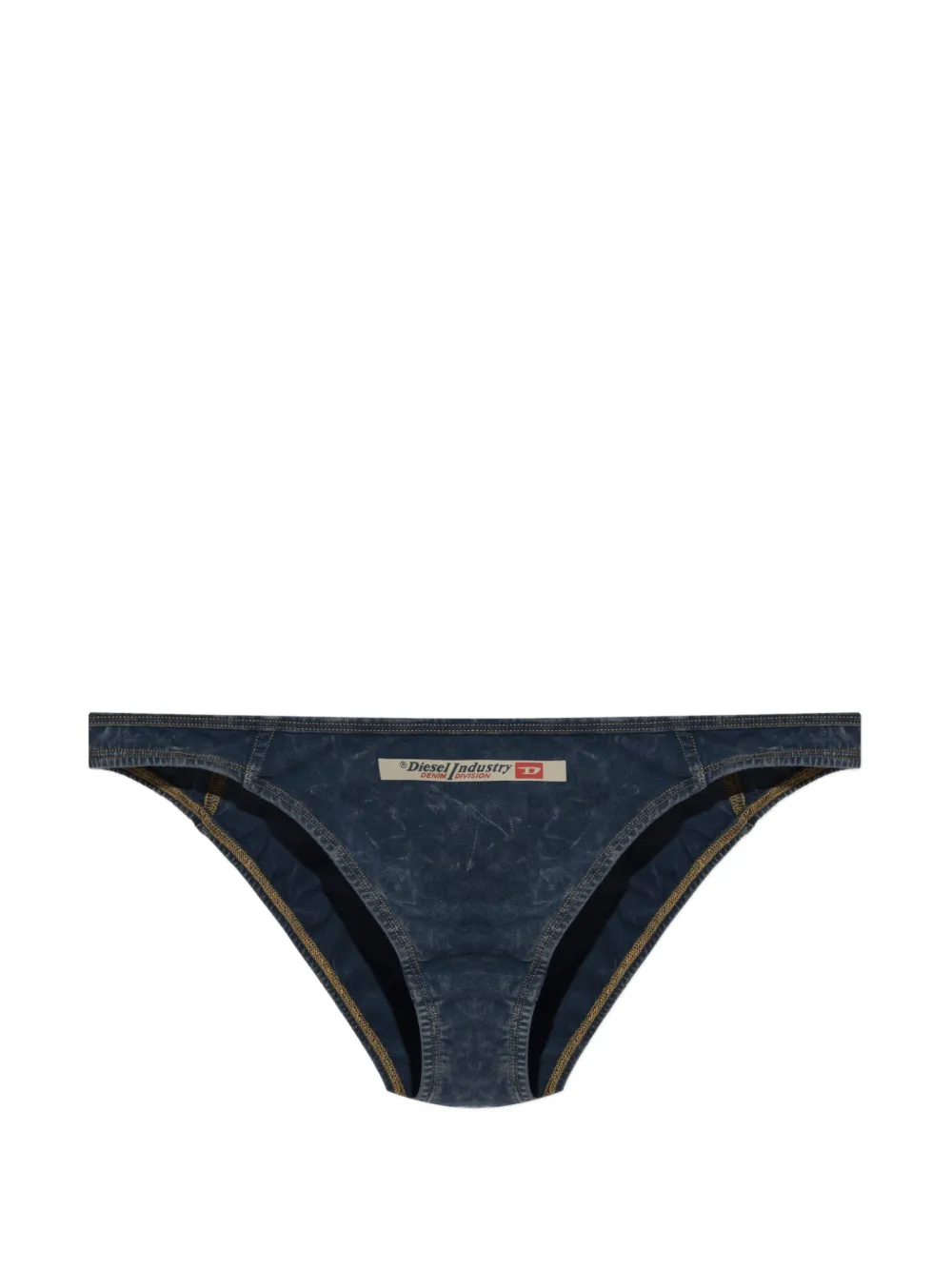 Diesel Brazilian denim-effect briefs - Blu