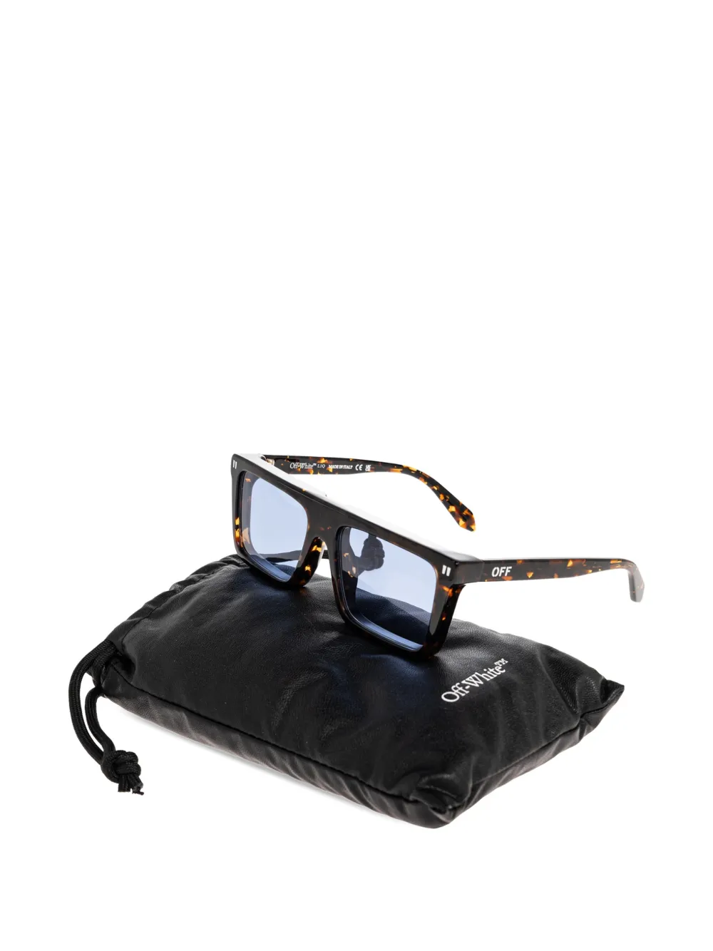 Off-White Eyewear Bridgeport zonnebril Bruin