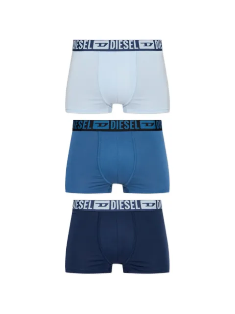 Diesel logo-waistband cotton boxers (pack of three)