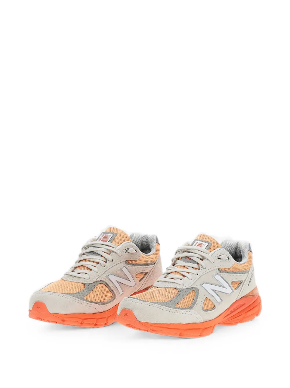 New Balance 990v4 mesh-panelled sneakers Beige