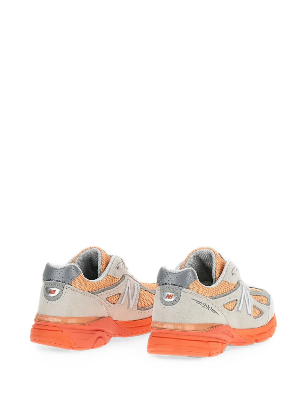 New Balance 990v4 mesh-panelled sneakers Beige