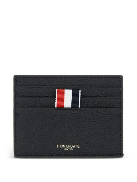 Thom Browne tarjetero con detalle de rayas