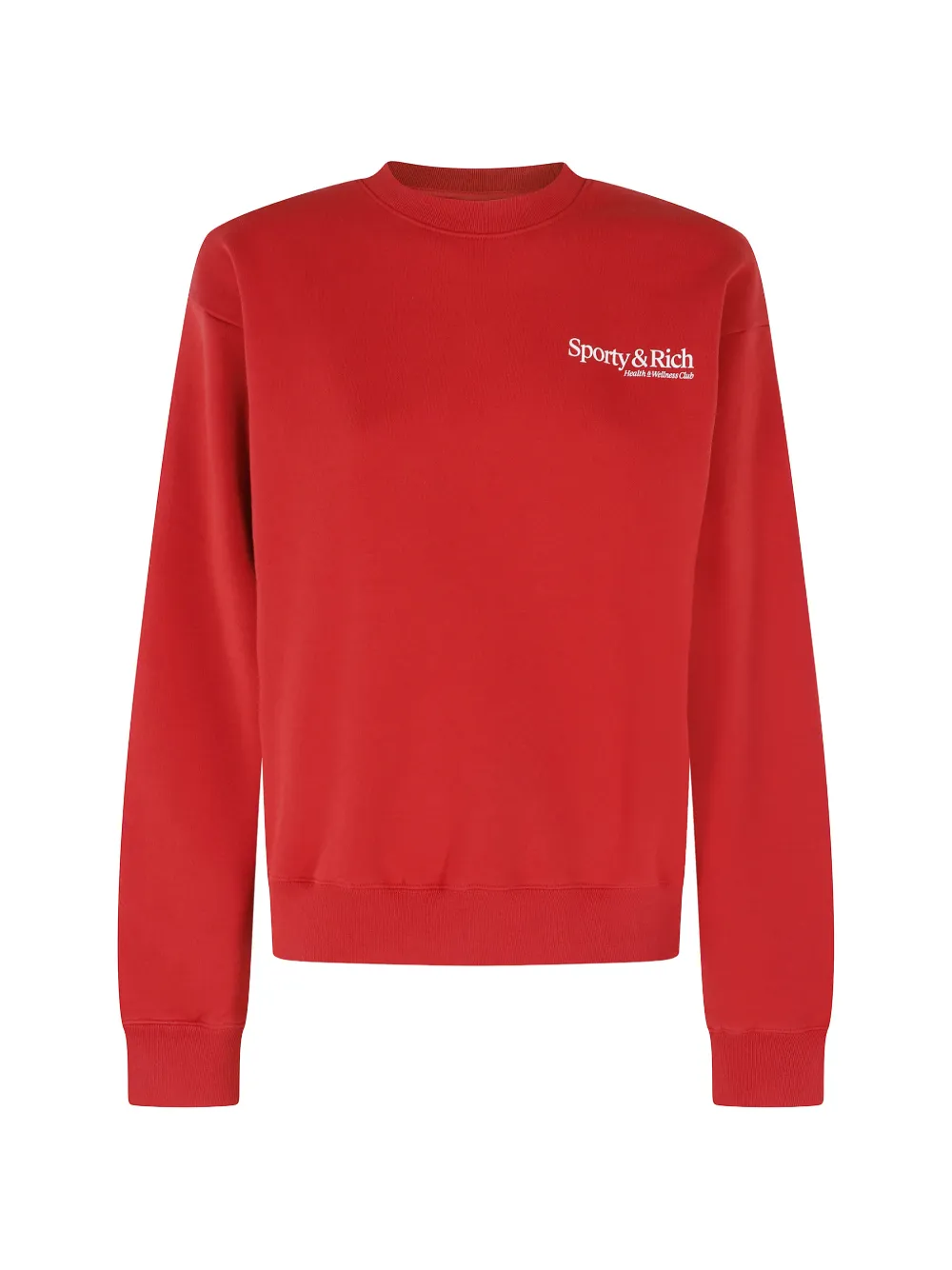 Sporty & Rich logo-print sweater - Rosso