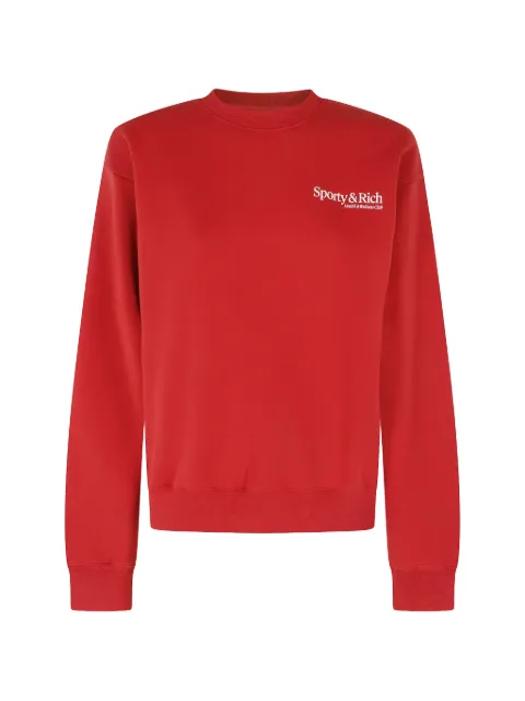 Sporty & Rich logo-print sweater