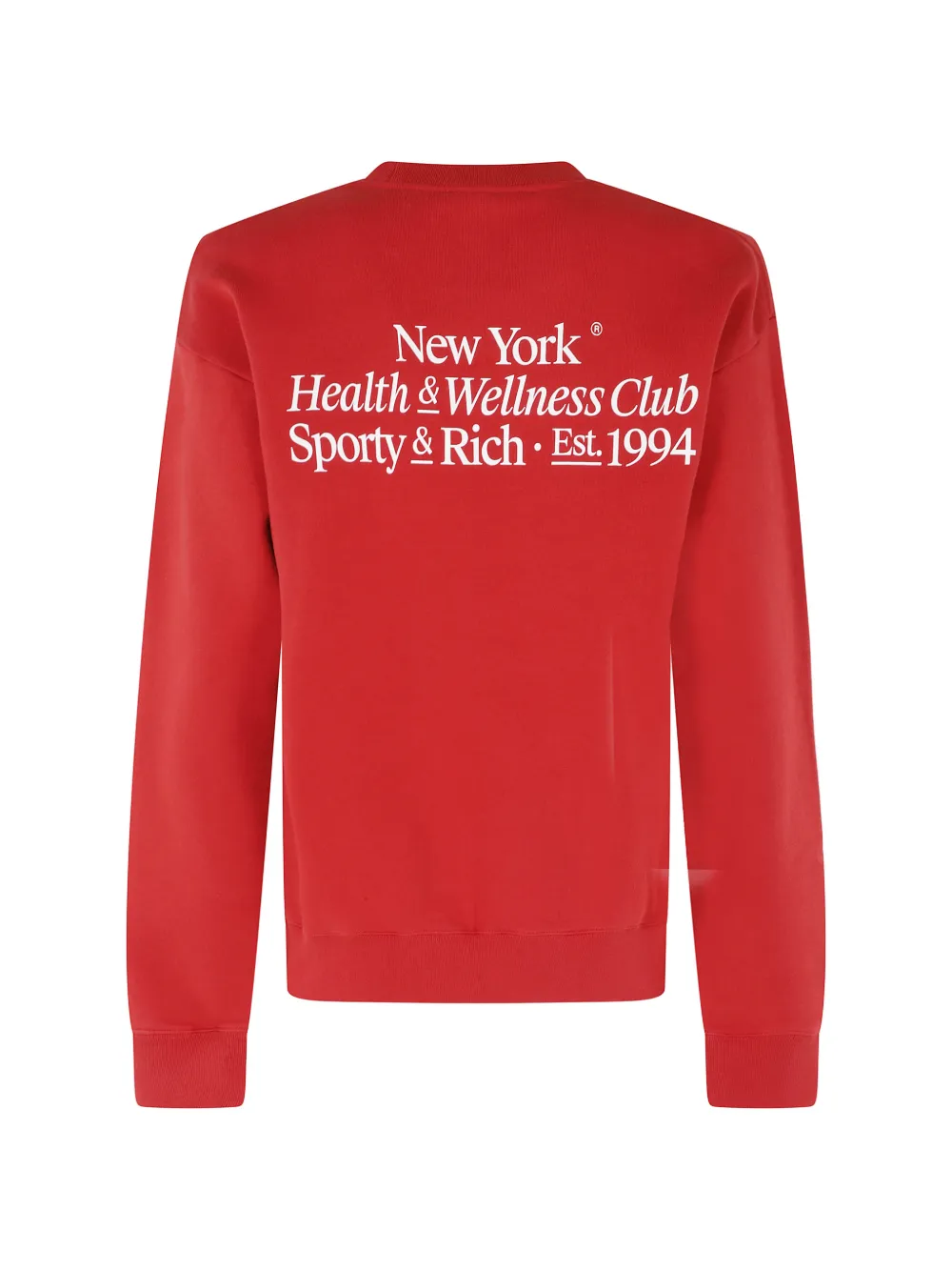Sporty & Rich Trui met logoprint Rood
