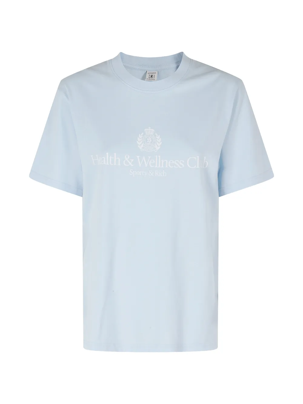 Sporty & Rich logo-print T-shirt - Blu