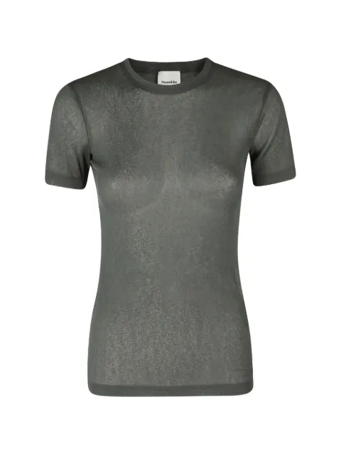 Nanushka Darcy semi-sheer crew-neck T-shirt